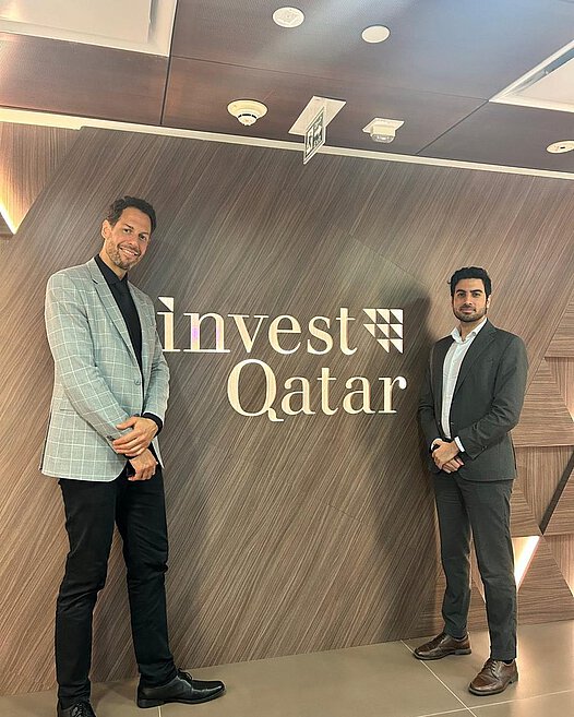 Gespräch bei Invest Qatar in Doha
