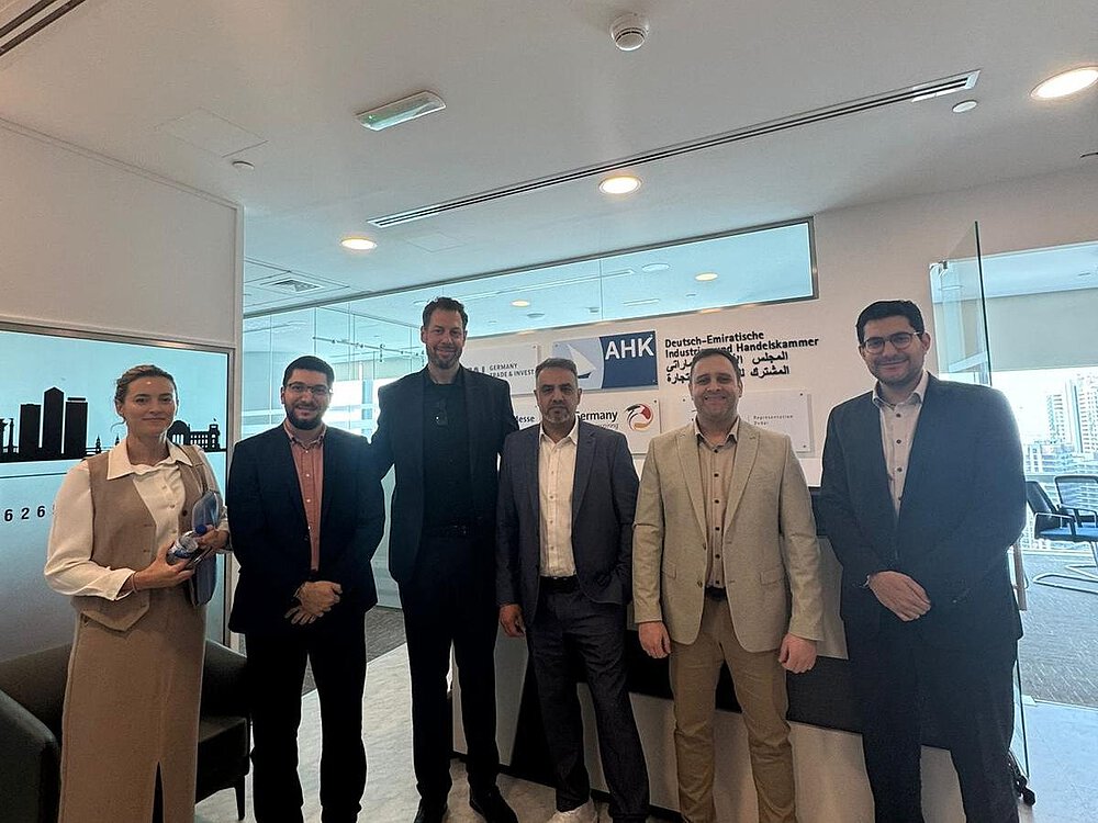 Bei der Deutsch-Emiratischen Industrie- und Handelskammer in Dubai