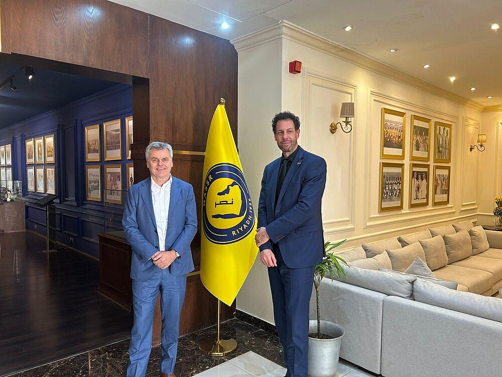 Gespräch beim Al-Nassr FC in Riad